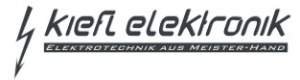 Dieses Bild zeigt das Logo des Unternehmens KIEFL ELEKTRONIK